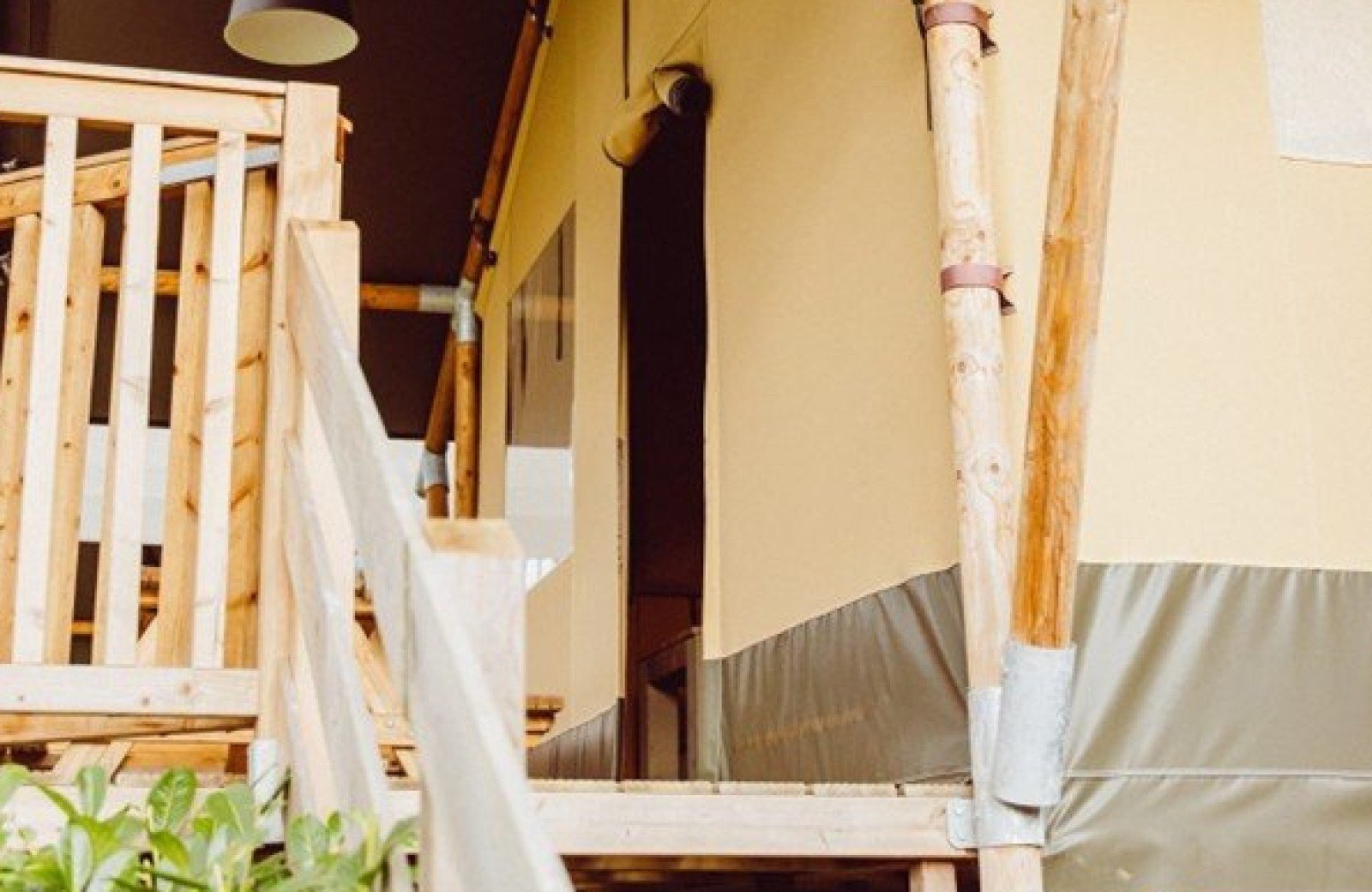 Binnenkant safaritent