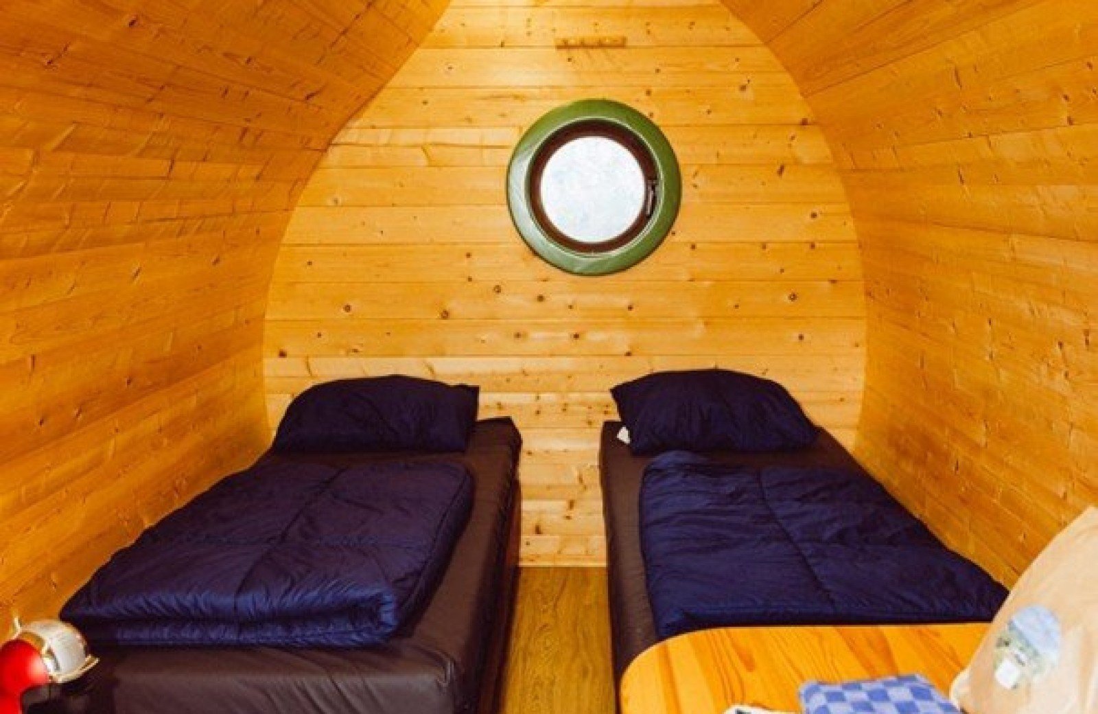 Leaf op het veld en aan het water